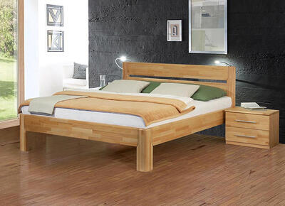 Aneta postel, 80x200 | odstín mořený - 1