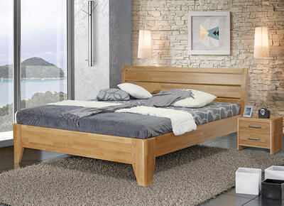 Verona postel, 120x200 | odstín mořený - 1