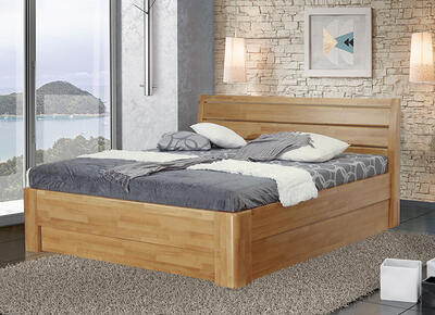 Verona postel, 180x200 | odstín mořený - 2