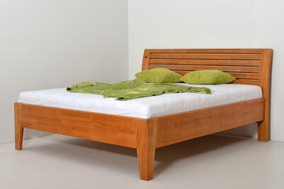 Eko Keri 1 Celomasivní postel, 180 x 200 | buk 96 tabák - 2