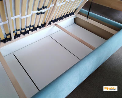Aneta I. čalouněná postel s úložným prostorem, 200x200 | 3. cenová skupina - 3