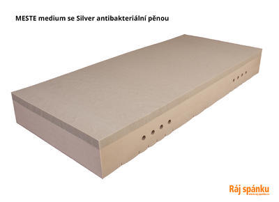 Meste medium, 80 x 200 cm | 26 cm | Silver - 3