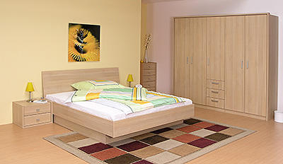 Novako s úložným prostorem, 180 cm x 200 cm | Woodline creme | 39 cm - 4