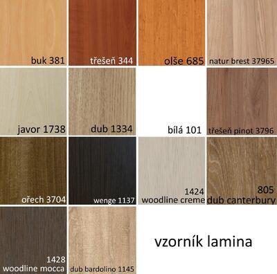 Tana postel, 170x200 | 43 cm | Woodline creme - 5