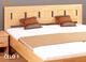 Leona LUX postel, 180x200 |  jádrový buk 73 odstín olše  - 6/7