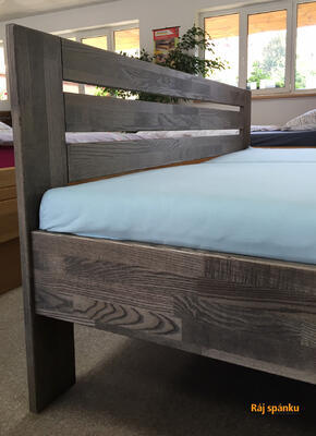 Rony masivní postel, 90 x 200 cm | 50 cm | Dub - 6
